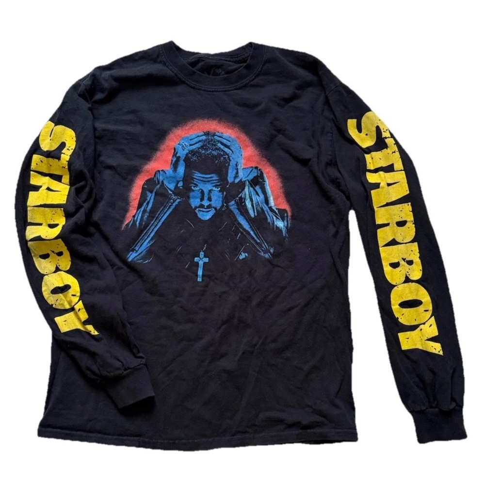 The Weekend Starboy Legend of the Fall Arena Tour T Shirt Black XO Size Medium